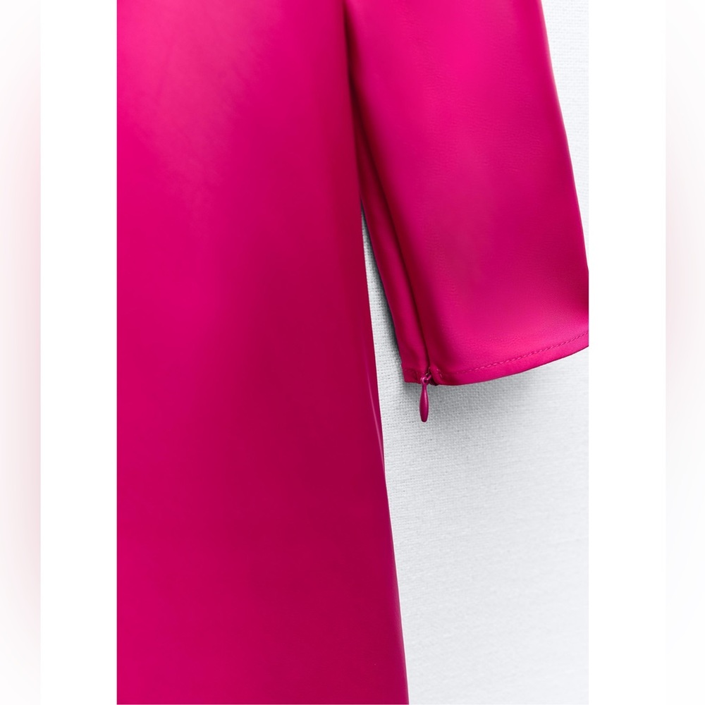 Zara Pink Midi Dress - Picture 8 of 9